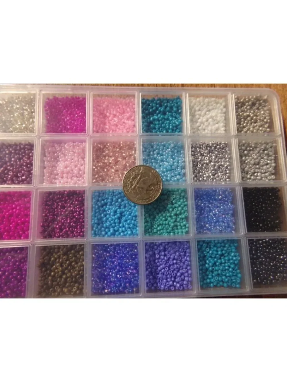 Mixed Color Seed Beads Set in Container Set #5